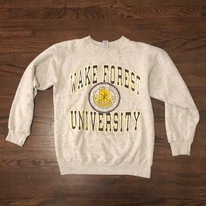 Vintage Wake Forest University Sweatshirt